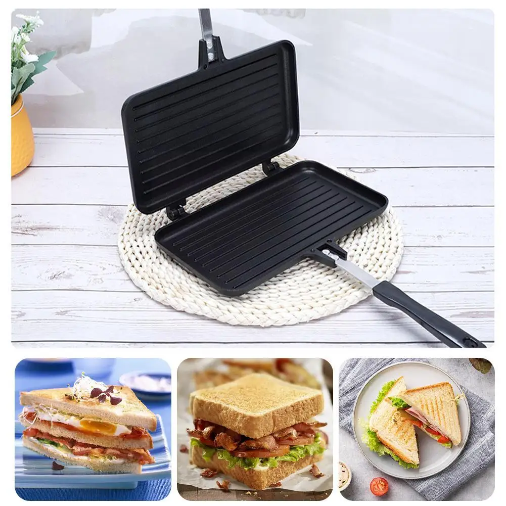Dosa Pan Iron - Double-Sided Frying Pan Non-Stick Sandwich Maker