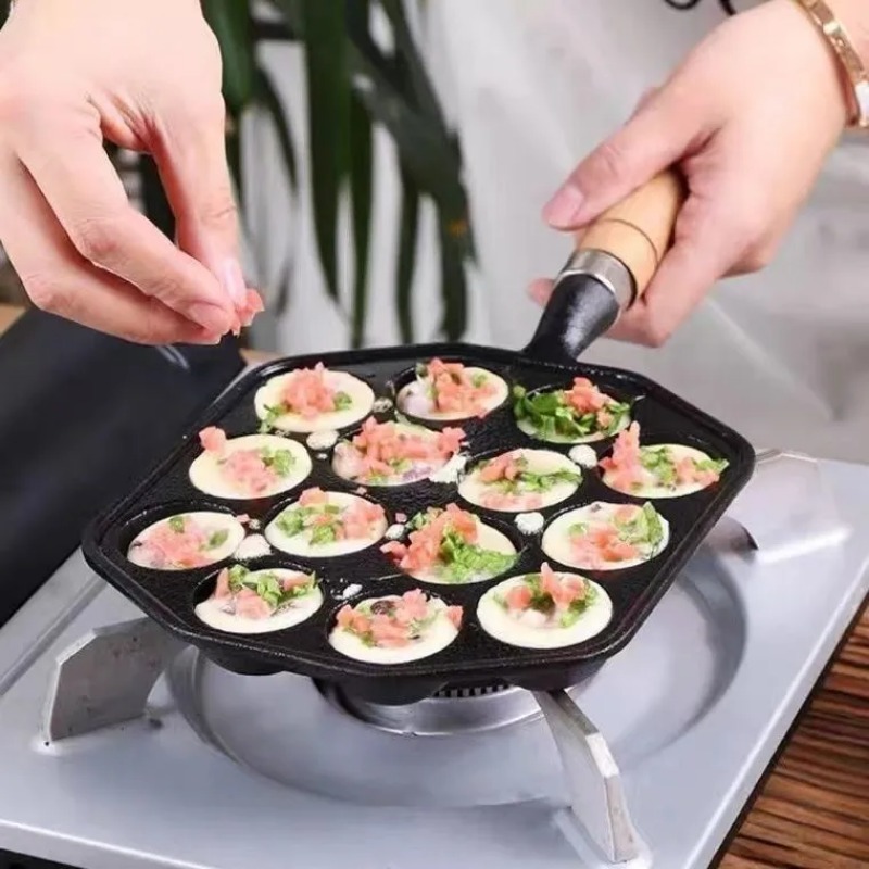 Baking Takoyaki Pan 14 Holes G - огляд і ціна Dosa Pan Iron