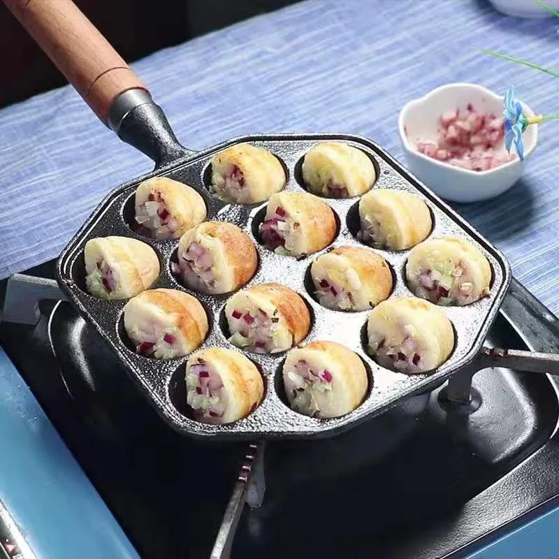 Baking Takoyaki Pan 14 Holes G - огляд і ціна Dosa Pan Iron