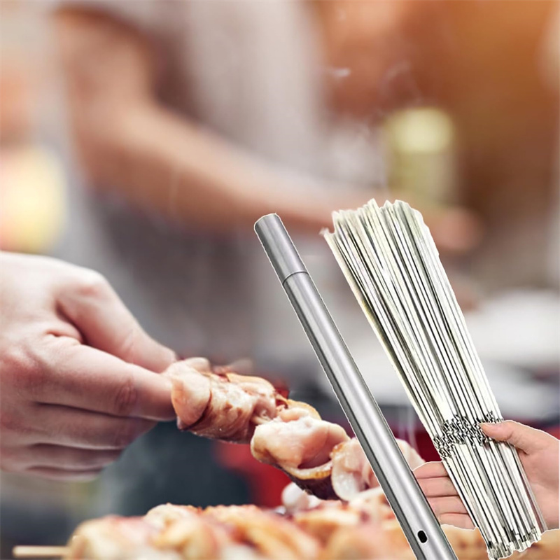 Stainless Steel Barbecue Skewe - огляд і ціна Dosa Pan Iron