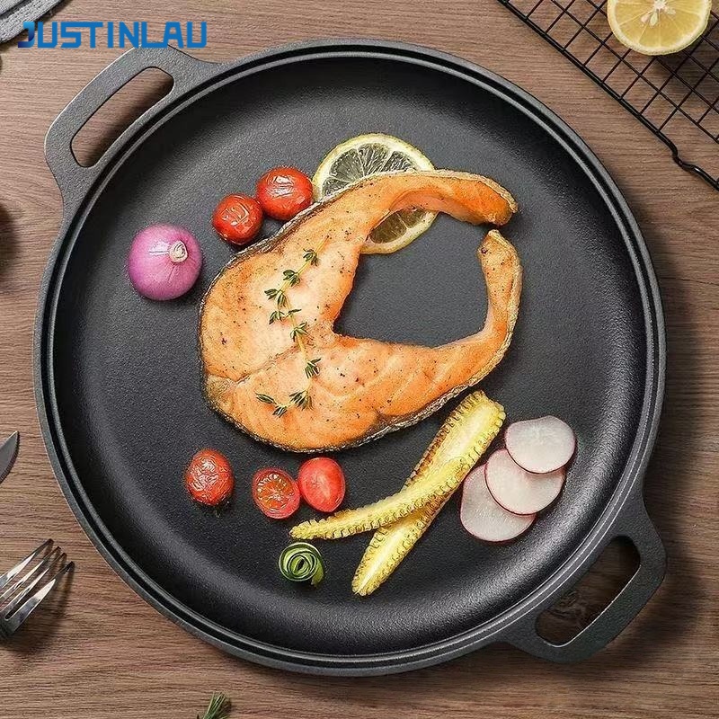 JUSTINLAU Double-Ear Frying Pa - огляд і ціна Dosa Pan Iron