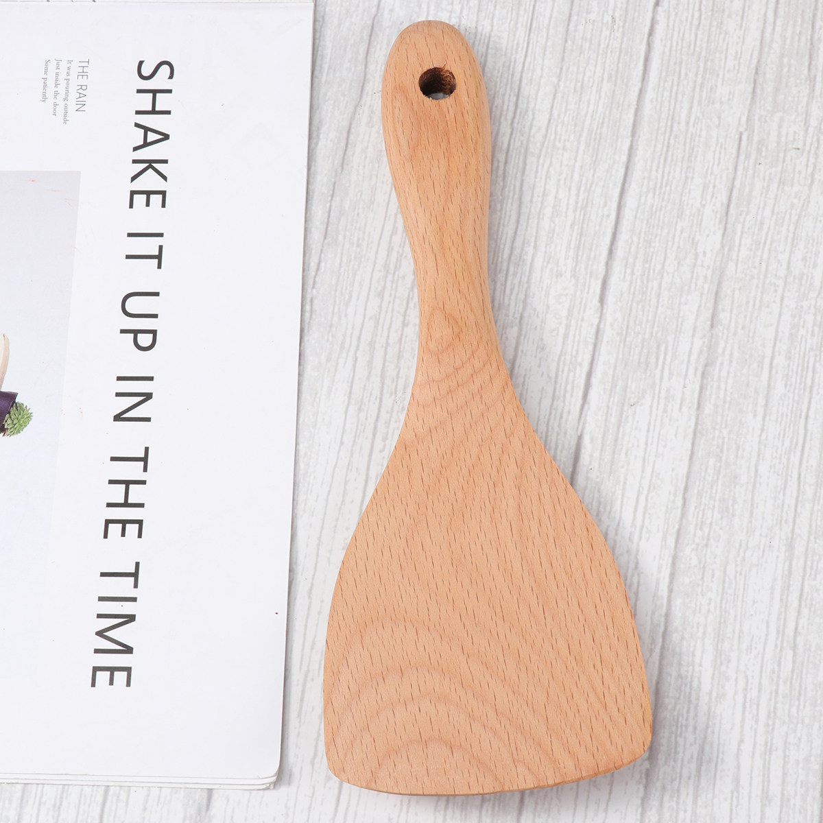 1pc Wooden Rice Shovel Natural - огляд і ціна Home Cooking Restaurant