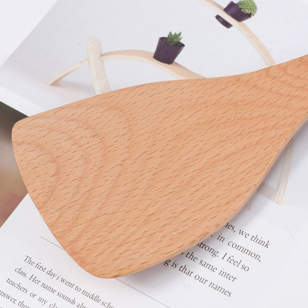 1pc Wooden Rice Shovel Natural - огляд і ціна Home Cooking Restaurant