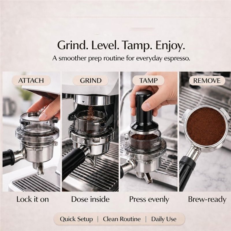 24-Hour Hotsale Twist-Lock Por - огляд і ціна Breville Espresso Barista Express